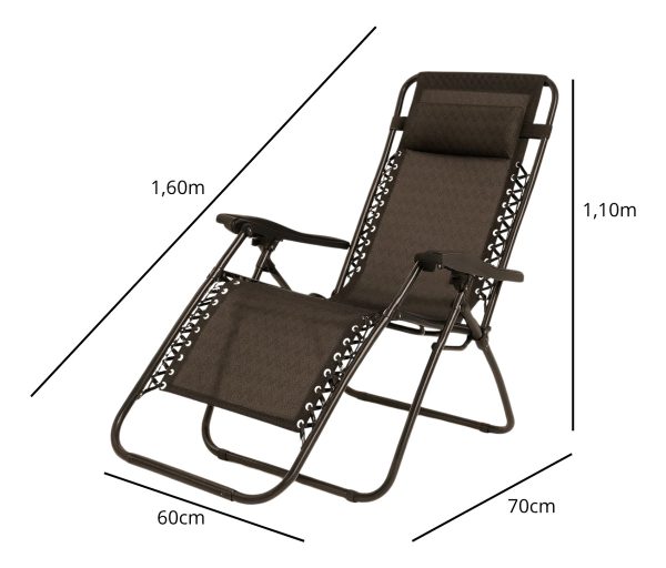 Reposera Gravedad Cero X2 Uni Silla Plegable Playa Jardin