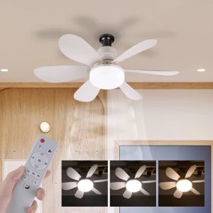 Ventilador Lampara Led 6 Aspas Con Control 40w: imagen 4