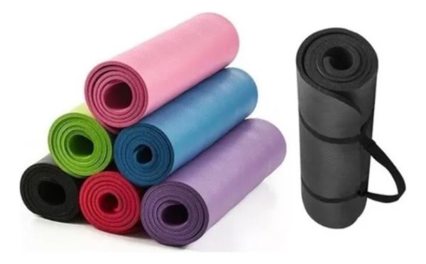 Colchoneta De Ejercicio, Yoga, Pilates 10mm Rosada