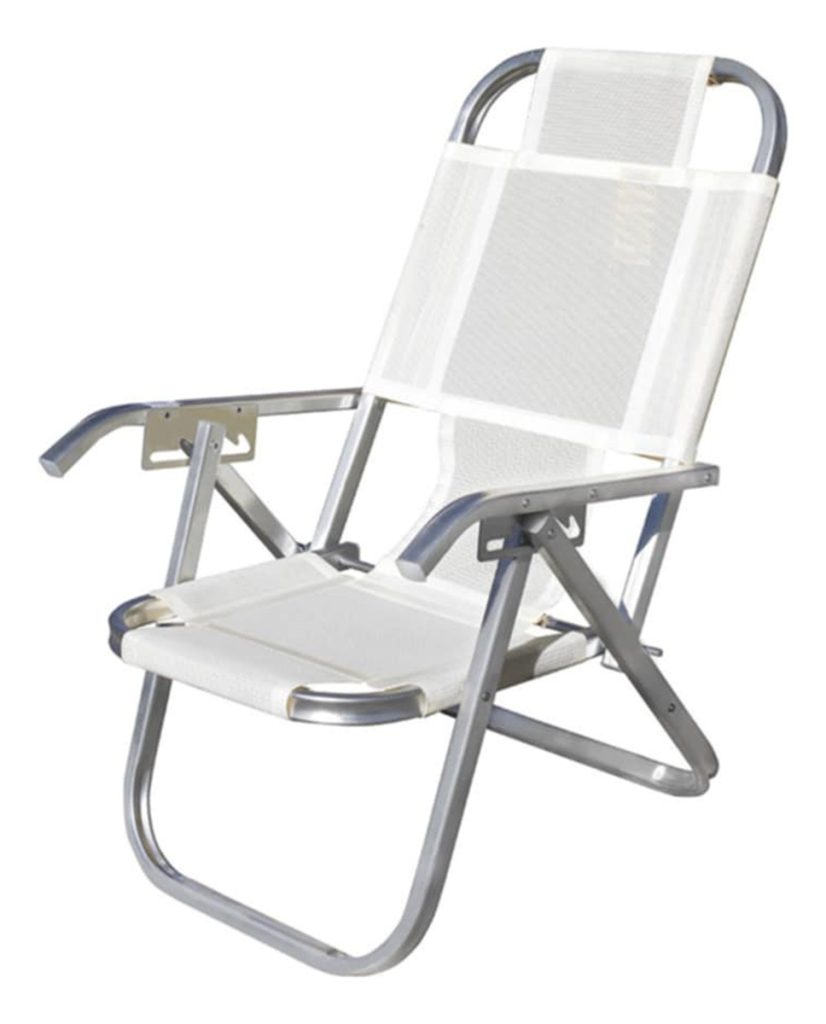 Silla De Playa Reclinable Ipanema Calidad De Aluminio