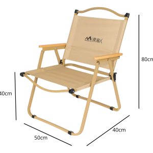 Silla Plegable Playera Reforzada Aluminio Camping Jardín: imagen 4
