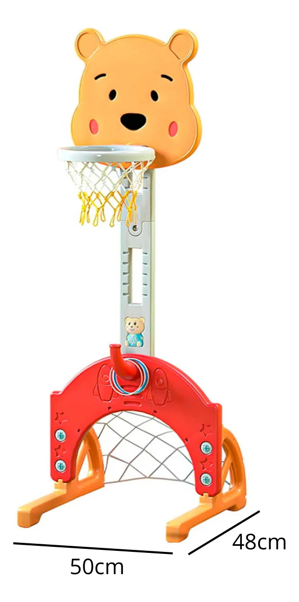 Set Juego Infantil Tablero Basket Arco Fútbol 3en1: imagen 4