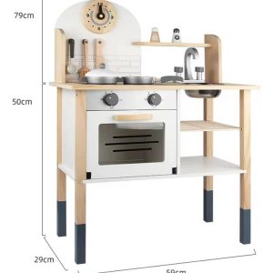 Cocina Cocinita De Madera Juguete Didactico Infantil: imagen 3