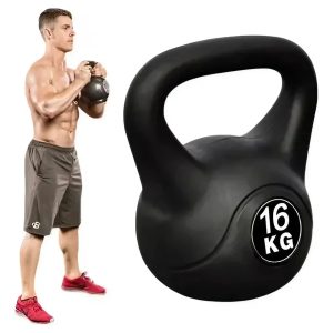 Pesa Rusa 16kg Mancuerna Recubierta Gym Musculacion Calidad: imagen 2