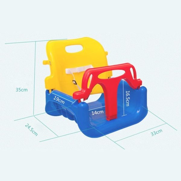 Hamaca Infantil De Plástico Para Niños Con Cuerda Ajustable