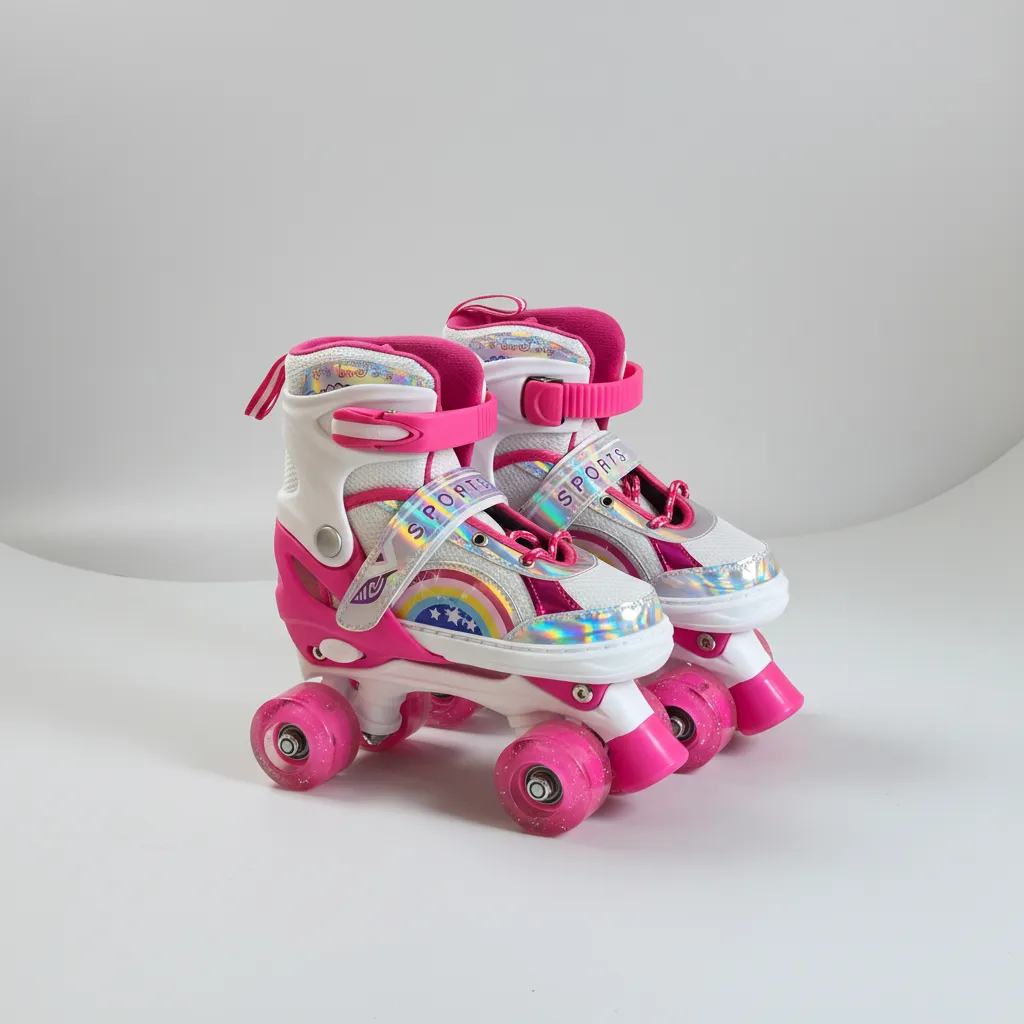 Patin Roller Extensibles 4 Ruedas Ajustables Luces Led Para: imagen 1