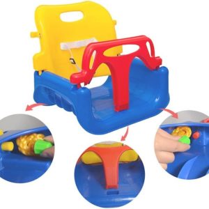 Hamaca Infantil De Plástico Para Niños Con Cuerda Ajustable: imagen 2