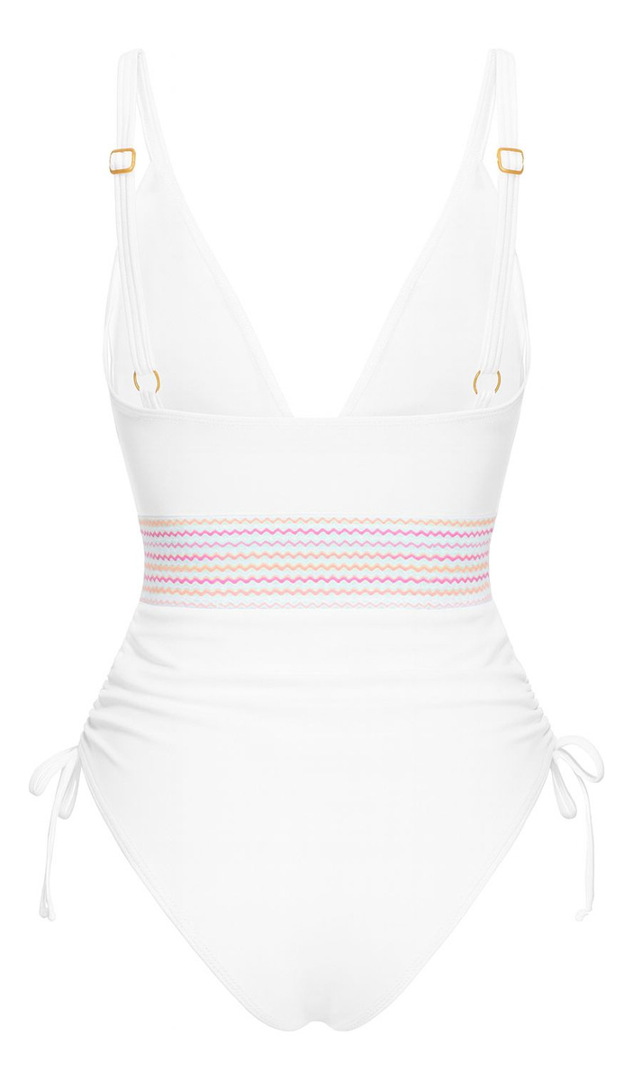 Malla Entera De Dama Traje De Baño Enteriza Calidad - Imagen 3