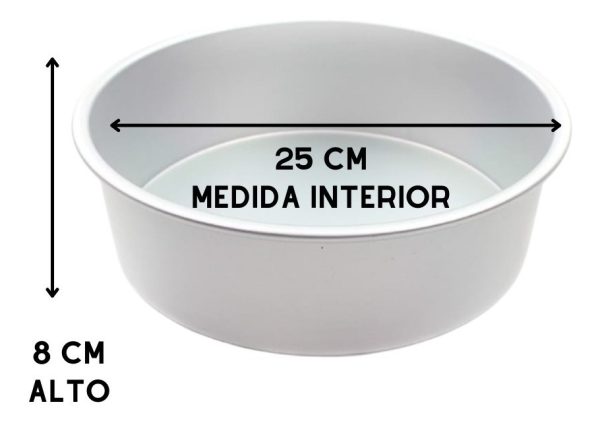 Tortera Desmontable Molde Torta 25 Cm