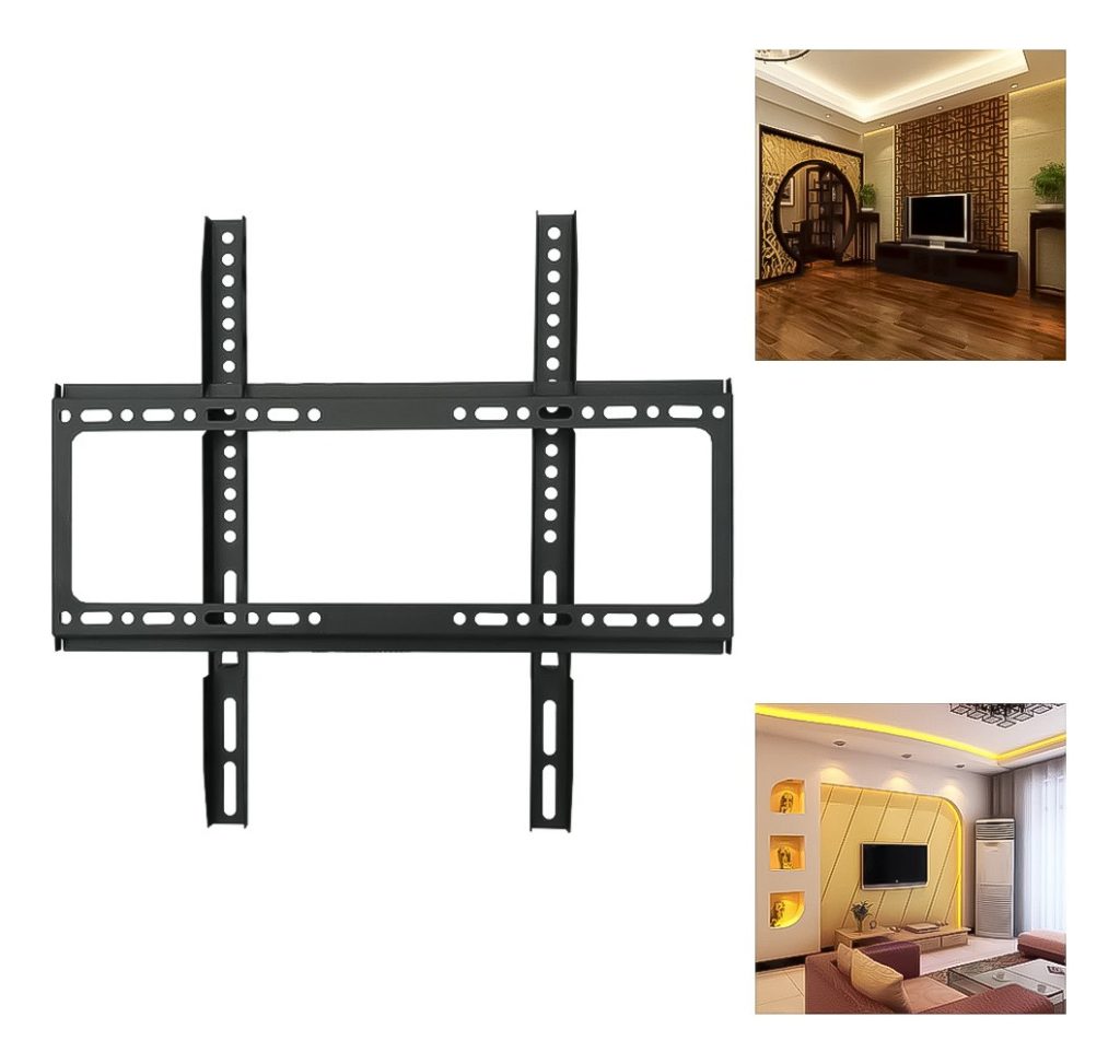 Soporte Pared Lcd Led Plasma Tv Monitor 26 A 63 Pulgadas Negro