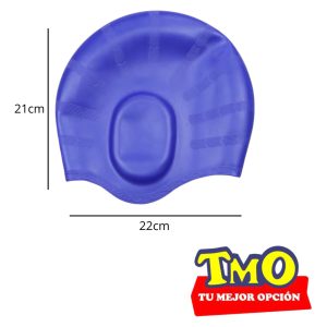 Gorra Para Natación Piscina De Silicona Niños Y Adultos: imagen 2