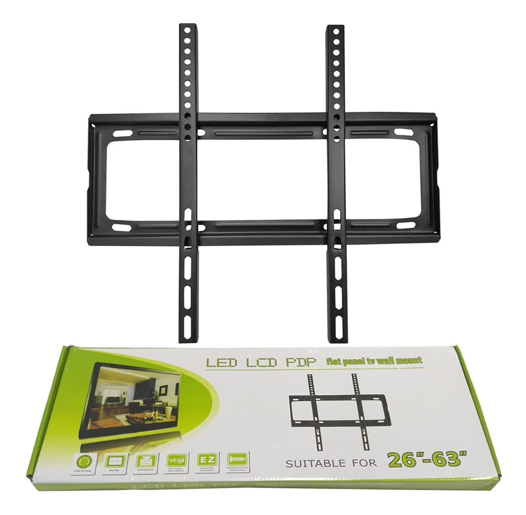Soporte Pared Lcd Led Plasma Tv Monitor 26 A 63 Pulgadas Negro: imagen 1