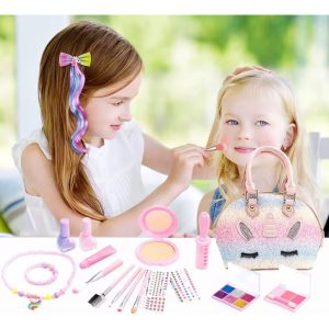 Kit Maquillaje Para Niñas Lavables Cartera Con Accesorios: imagen 4
