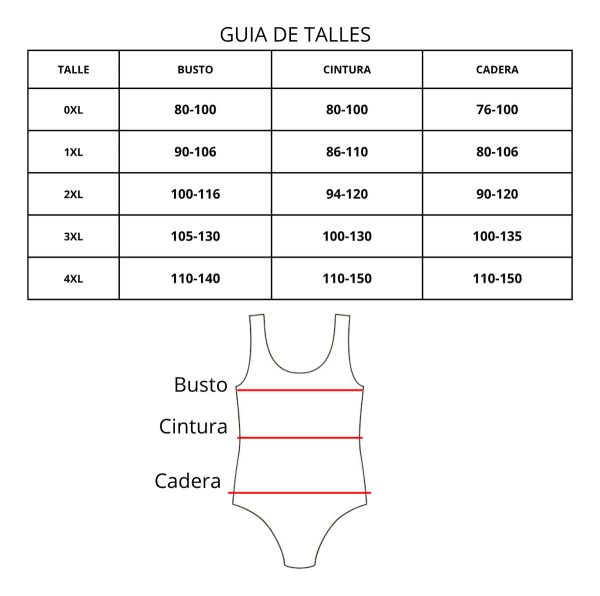Malla Traje De Baño Dama Dos Piezas Talles Grandes Calidad
