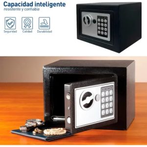 Caja Fuerte De Seguridad Electrónica Codigo Digital Y Llave: imagen 4