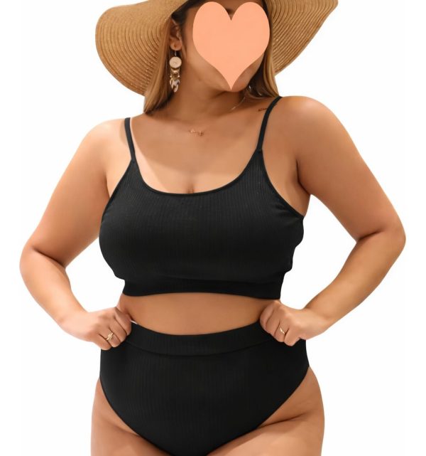 Bikini Malla Tiro Alto Traje De Baño Dama 2 Piezas