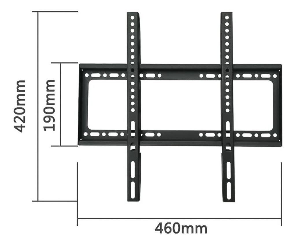 Soporte Pared Lcd Led Plasma Tv Monitor 26 A 63 Pulgadas Negro
