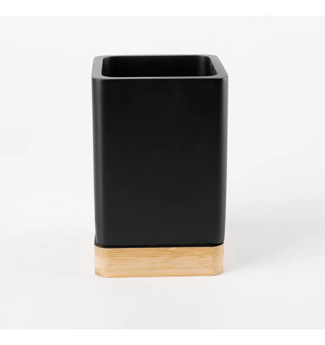 Set De Baño Juego De Accesorios Para Baño 4 Piezas Completo Negro Negro Oscuro: imagen 4
