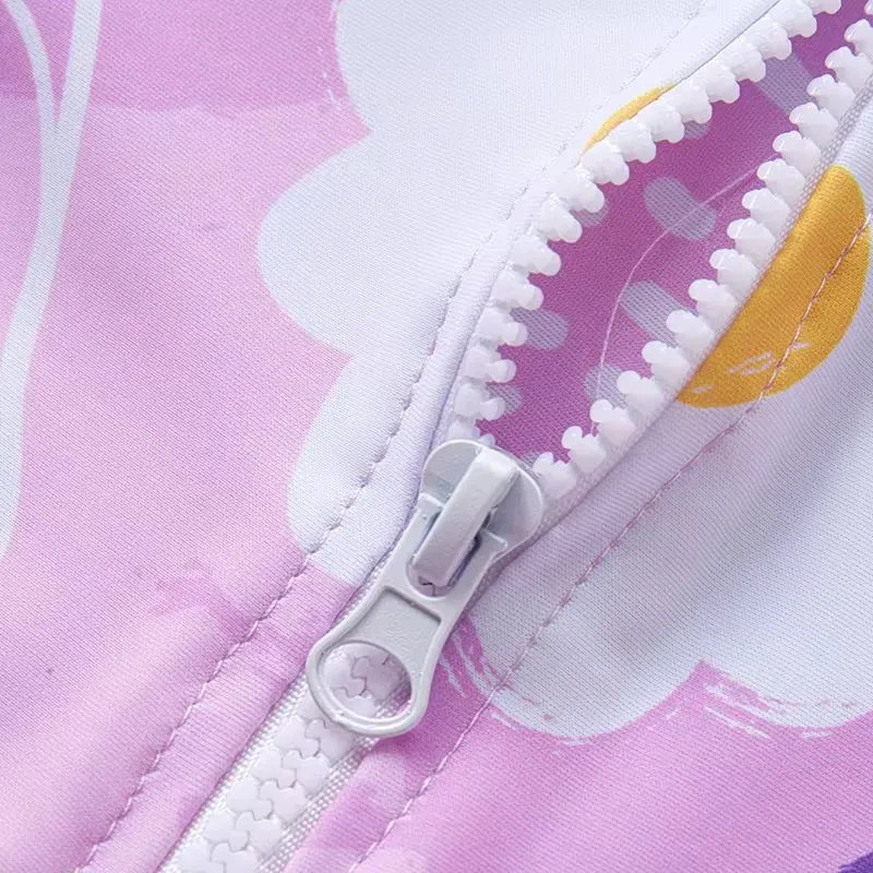 Malla Infantil Entera Manga Larga Traje De Baño De Niña: imagen 6