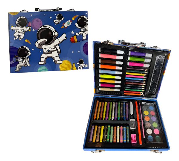Set De Arte Maletin Crayolas Marcadores Pintura Calidad