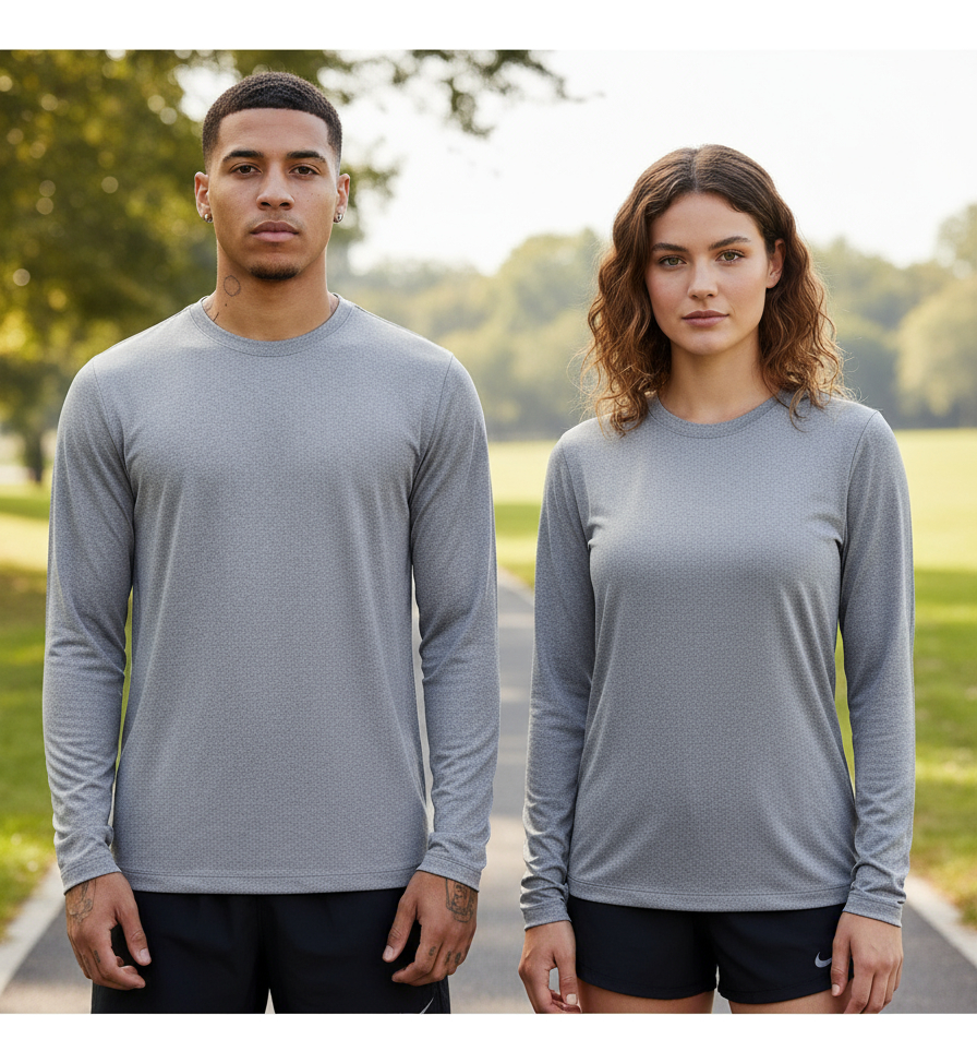 Remera Manga Larga Basica Unisex