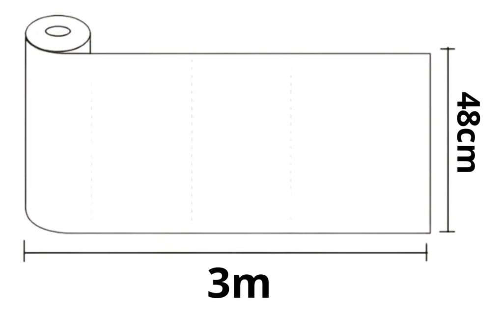 Rollo De Papel Autoadhesivo Tridimensional 3mts X 48cm