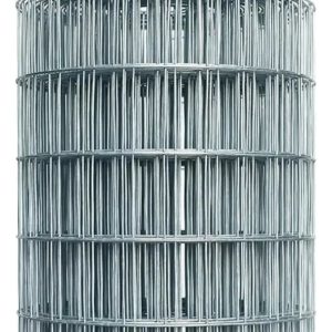 Tejido Malla Electrosoldada Galvanizada Rollo 25 Mts X 1.50 Plateado