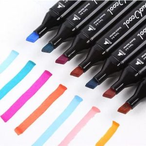 Set De 80 Marcadores Resaltadores Con Doble Punta + Estuche: imagen 12