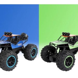Auto A Bateria Gigante Todo Terreno 4x4 Control Remoto Y Luz: imagen 13