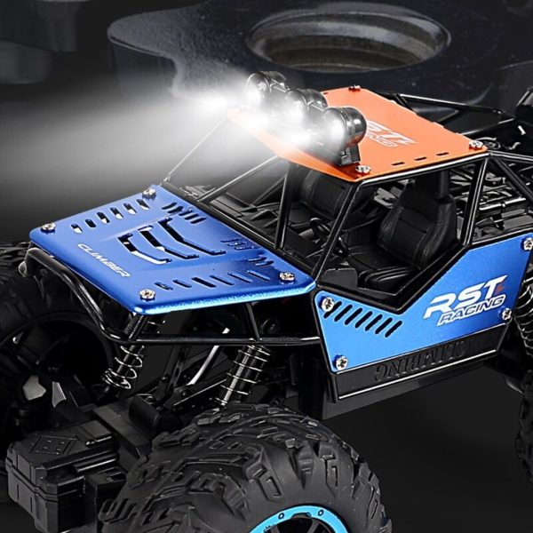 Auto A Bateria Gigante Todo Terreno 4x4 Control Remoto Y Luz
