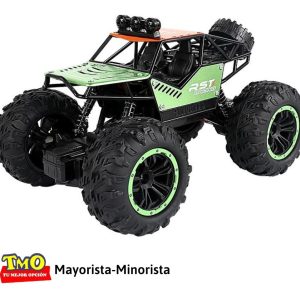 Auto A Bateria Gigante Todo Terreno 4x4 Control Remoto Y Luz: imagen 12