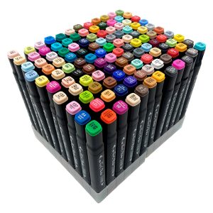 Set De 120 Marcadores Resaltadores Con Doble Punta + Estuche: imagen 5