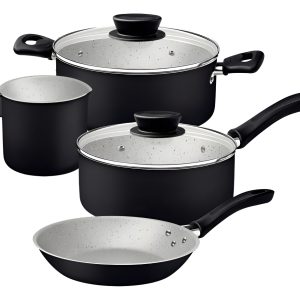 Juego De Utensilios De Cocina Linz Tramontina De Aluminio De 6 Piezas Negro