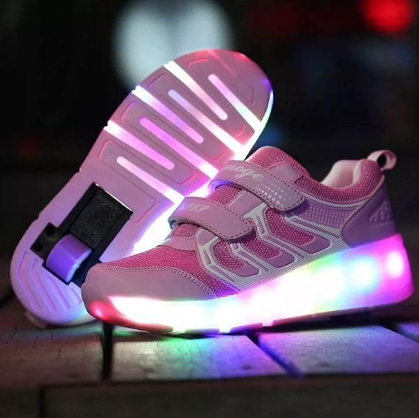 Patin Artistico Luces Led Champion Calzado Usb