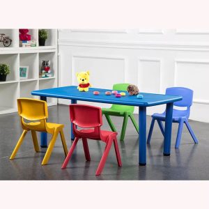 Mesa De Plástico Para Niños Rectangular 120x60x50cm: imagen 6
