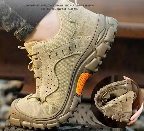 Zapatos Trabajo De Seguridad Cuero Punta De Acero Calidad