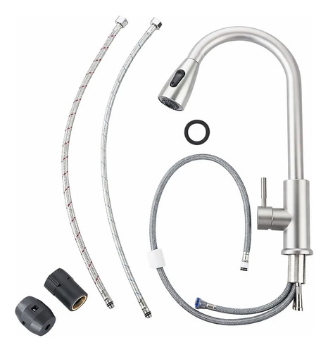 Canilla Monocomando Griferia Pico Extensible Calidad