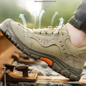 Zapatos Trabajo De Seguridad Cuero Punta De Acero Calidad: imagen 2