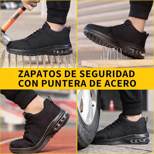 Zapato Champion De Trabajo Reforzado Punta Acero Seguridad