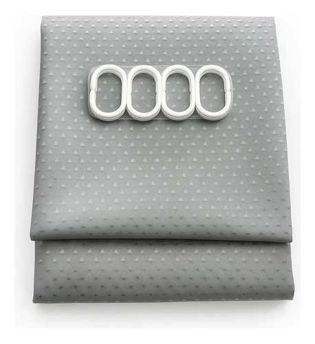 Cortina De Baño Ducha Tela Impermeable 1,80m X 1,80m Calidad