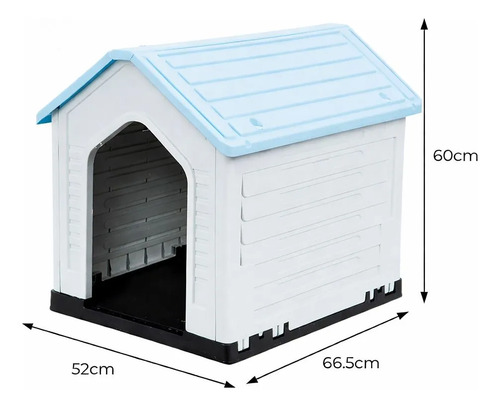 Casa Cucha Para Perro Mascota 60x66x52 Resistente