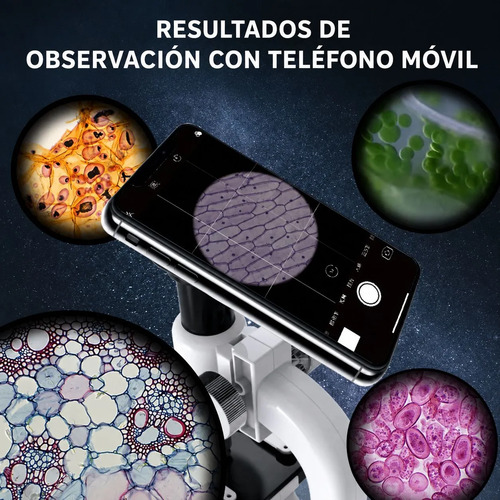 Microscopio Monocular Led Para Niños Aumento 1200x