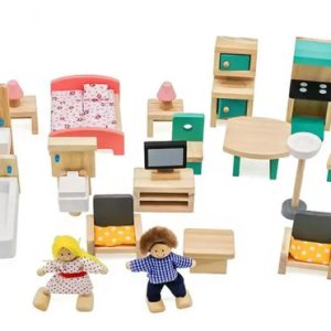 Casa De Muñecas Casita De Madera Con Ascensor Y Accesorios: imagen 6