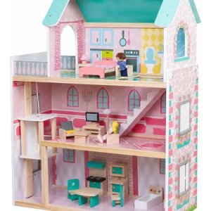 Casa De Muñecas Casita De Madera Con Ascensor Y Accesorios: imagen 3