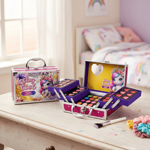 Valija Set De Maquillaje Infantil Para Niñas Completo