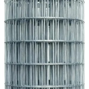 Tejido Malla Electrosoldada Galvanizada Rollo 1.20 X 25 Mts Plateado