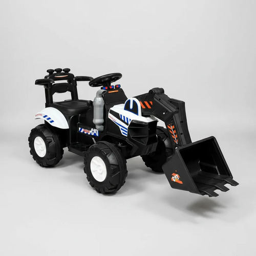 Auto A Bateria Excavadora Infantil Con Luces Y Sonido