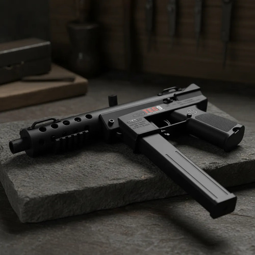 Hidrogel Arma Automatica De Juguete Tipo Tec-9 Para Niños