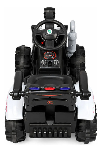 Auto A Bateria Excavadora Infantil Con Luces Y Sonido