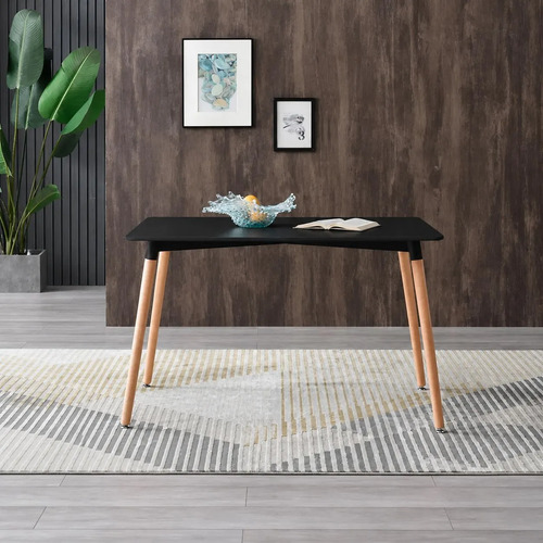Mesa De Comedor Rectangular Tipo Eames 120x80